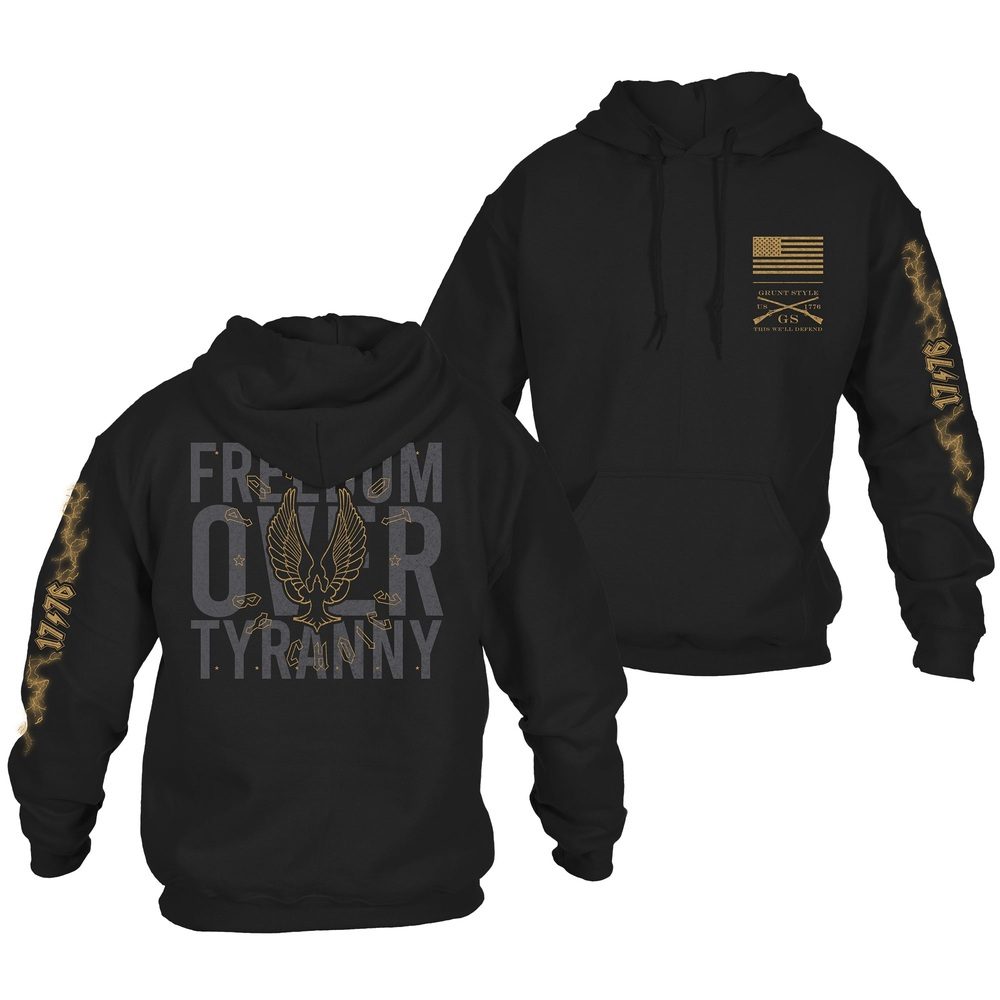 Freedom Over Tyranny Hoodie - Black