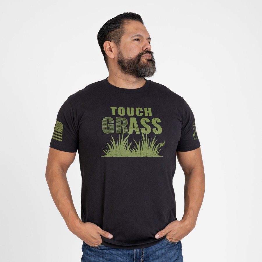 Touch Grass T-Shirt - Black