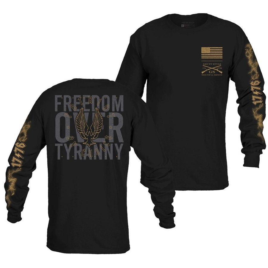 Freedom Over Tyranny Long Sleeve - Black