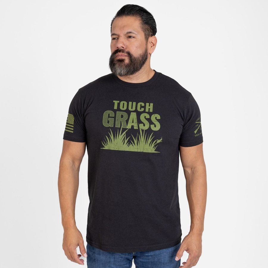 Touch Grass T-Shirt - Black