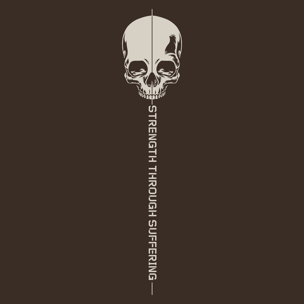 Strength Through Suffering T-Shirt - Heather Brown