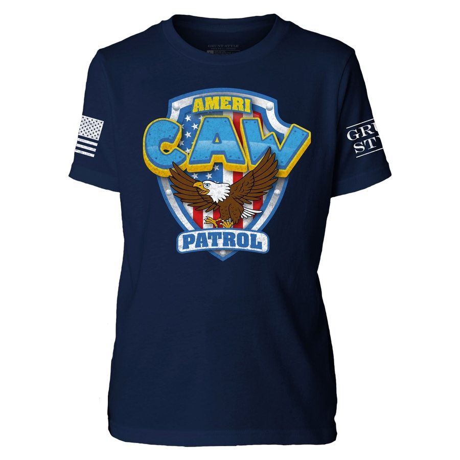 Youth Americaw Patrol T-Shirt - Midnight Navy