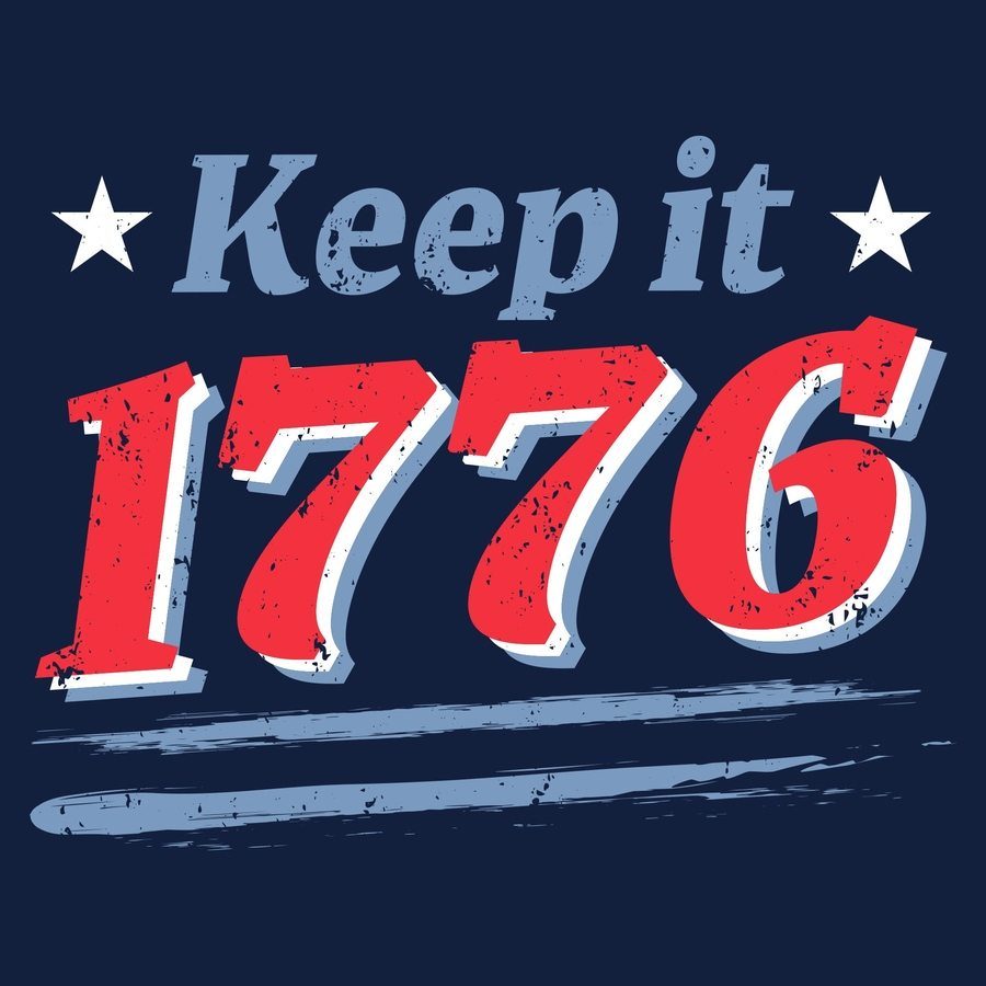 Keep It 1776 Full-Zip Hoodie - Navy