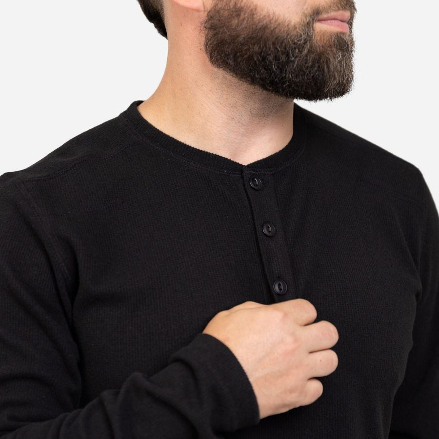 Thermal Henley - Black