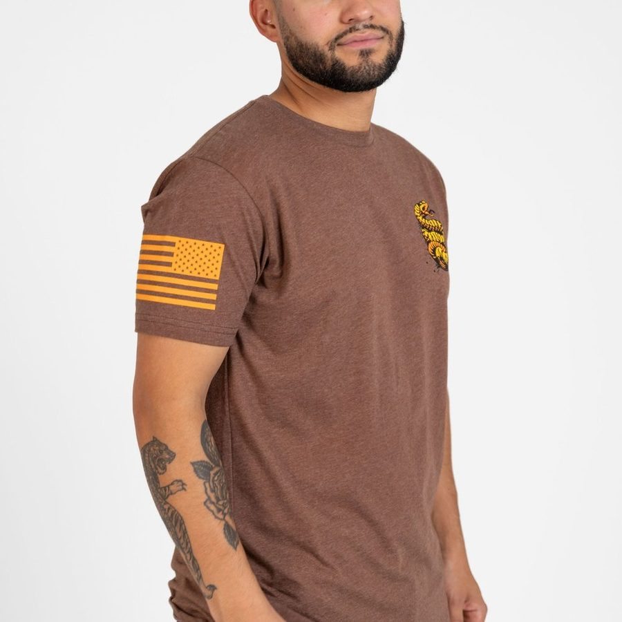 Venom & Valor T-Shirt - Heather Brown