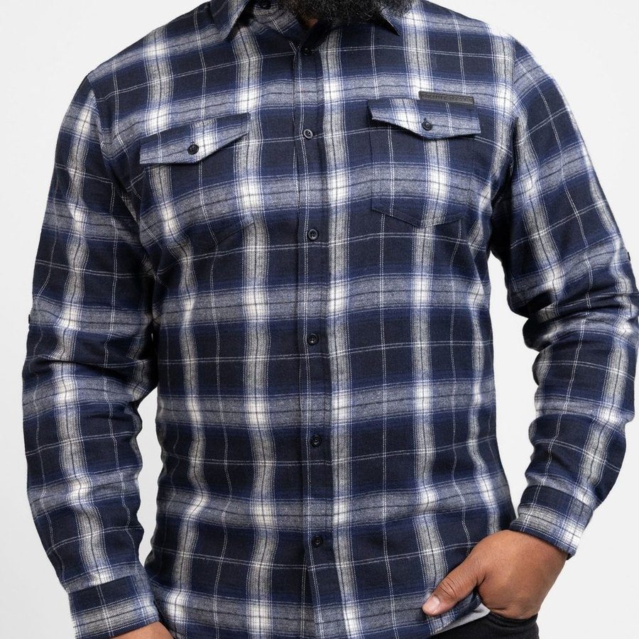 Men's GS Plaid Flannel - Navy