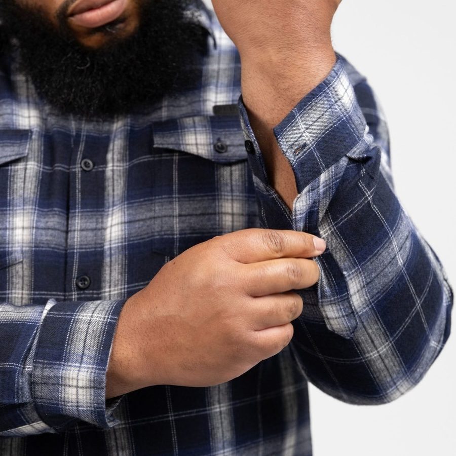 Men's GS Plaid Flannel - Navy