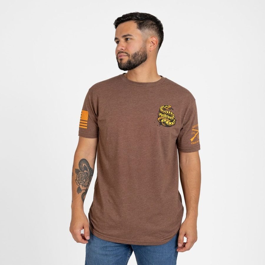 Venom & Valor T-Shirt - Heather Brown
