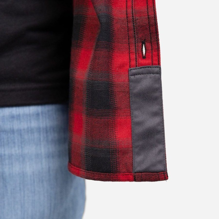 Men's Premium Plaid Flannel - Red