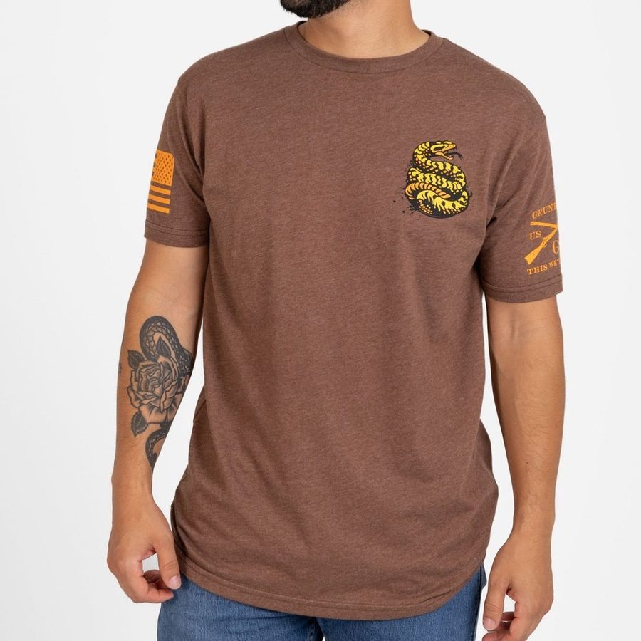 Venom & Valor T-Shirt - Heather Brown