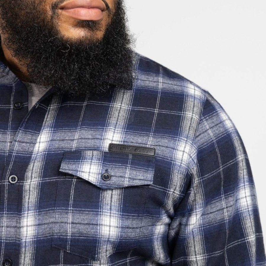 Men's GS Plaid Flannel - Navy