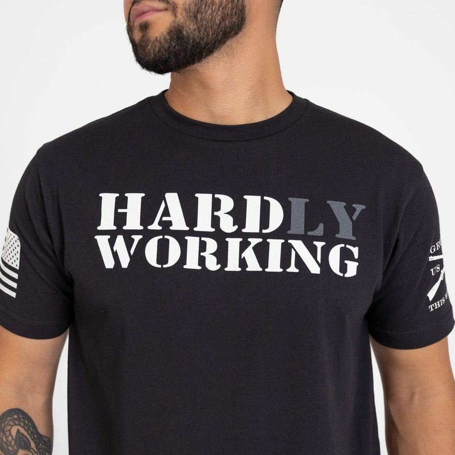 Hard Working T-Shirt - Black