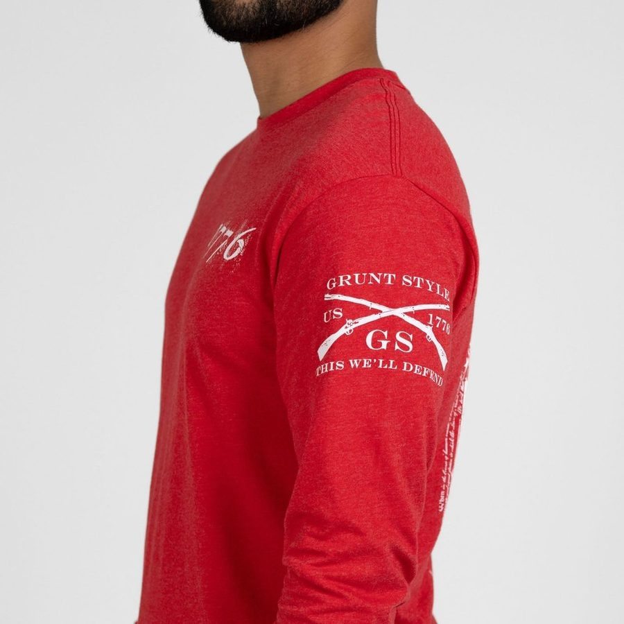 1776 Flag Long Sleeve - Red