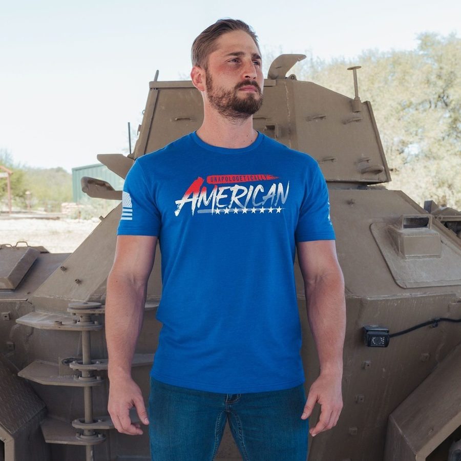 Unapologetically American T-Shirt - Royal