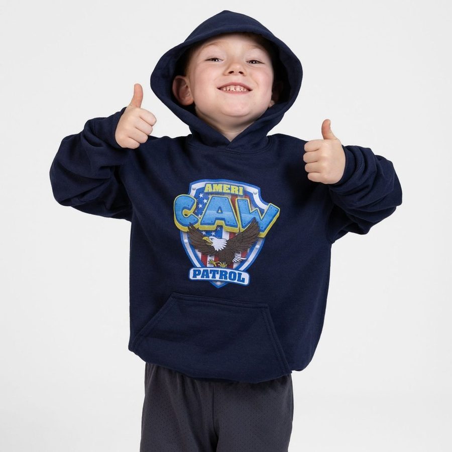 Youth Americaw Patrol Hoodie - Navy