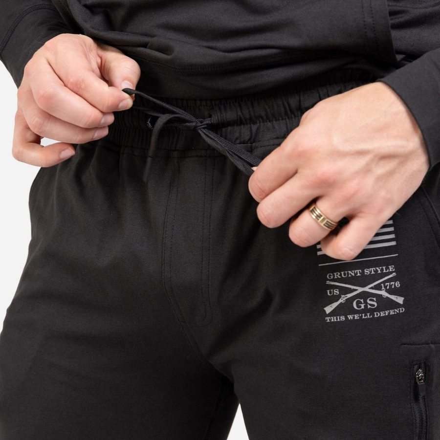 Men's All-Day Jogger - Heather Black