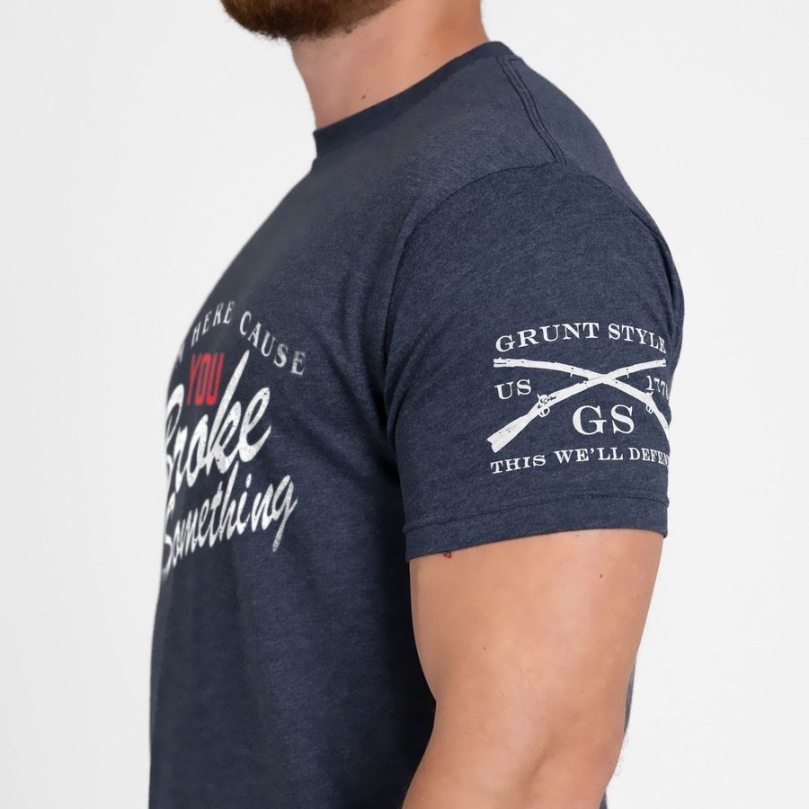 Broke Something T-Shirt - Midnight Navy