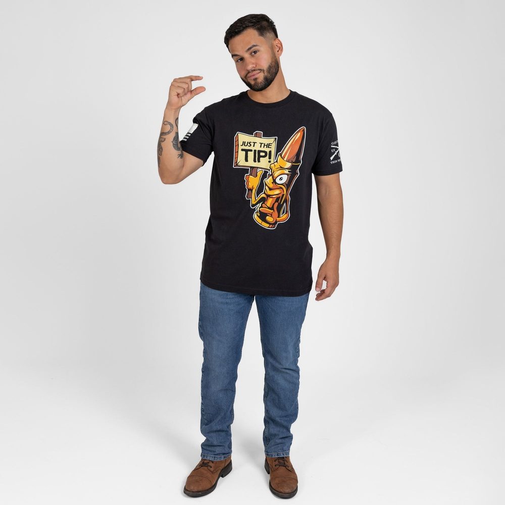 Just The Tip T-Shirt - Black