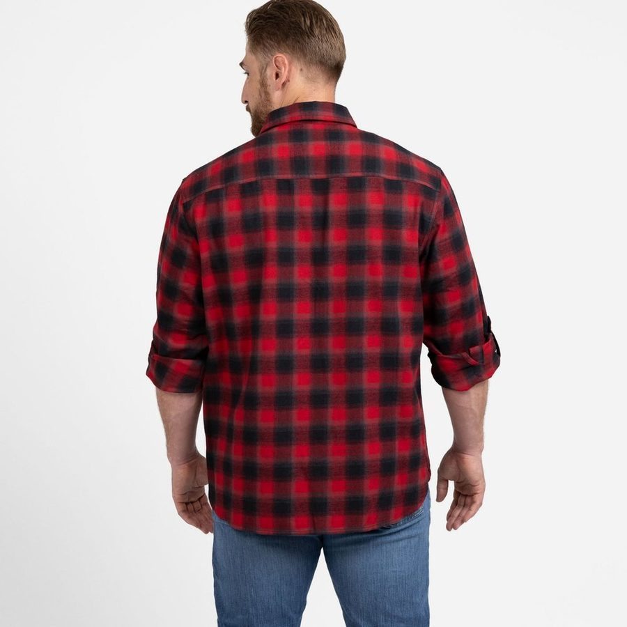 Men's Premium Plaid Flannel - Red