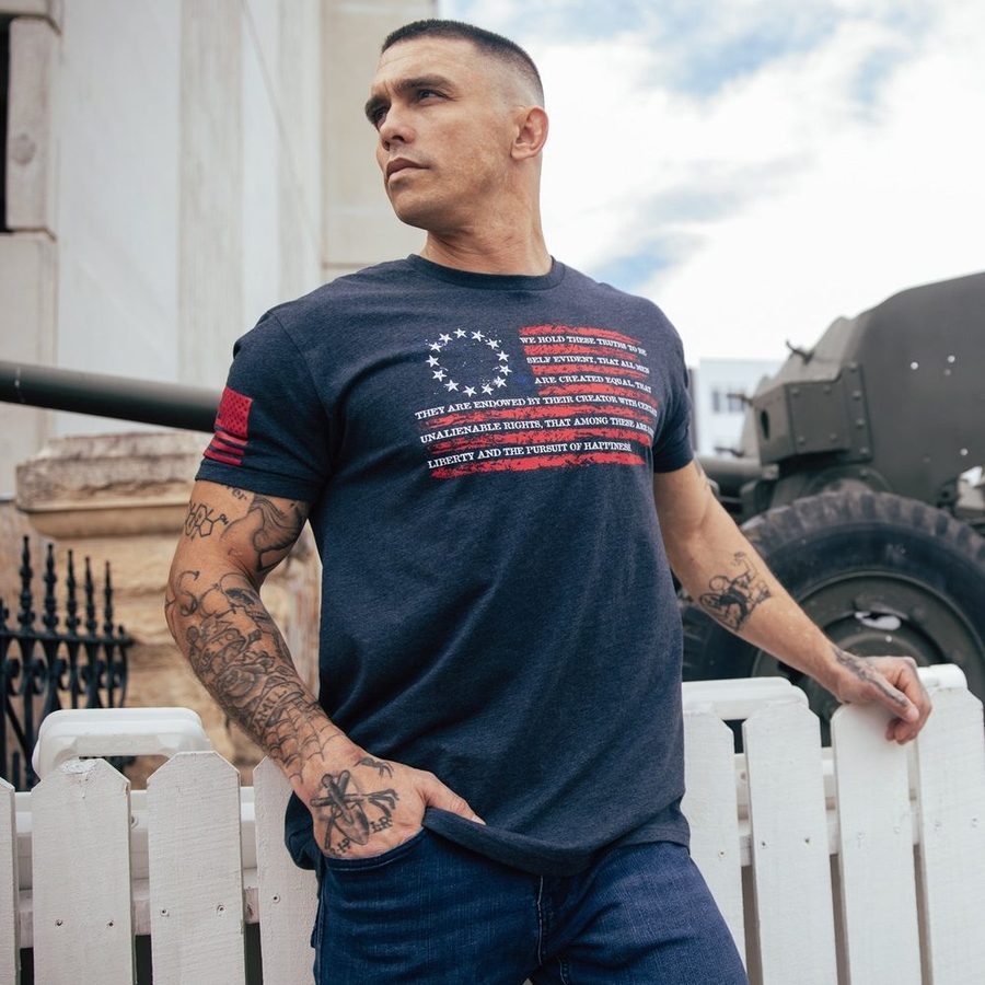 Declaration T-Shirt - Midnight Navy