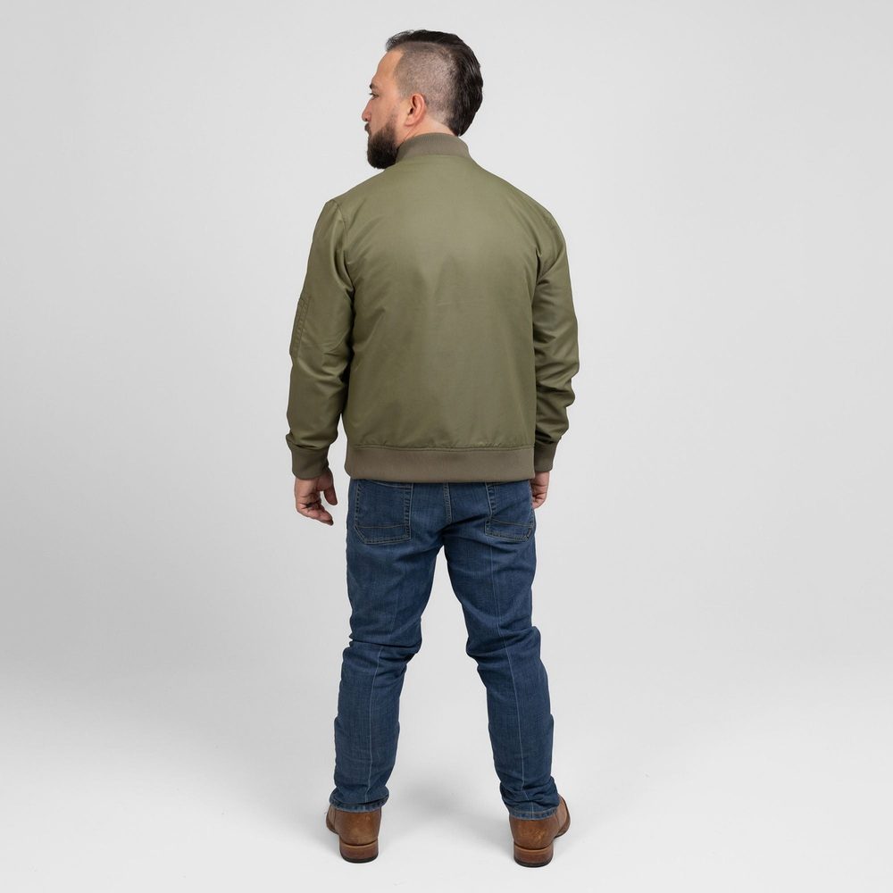 Men's Stealth Bomber Jacket - Military Green