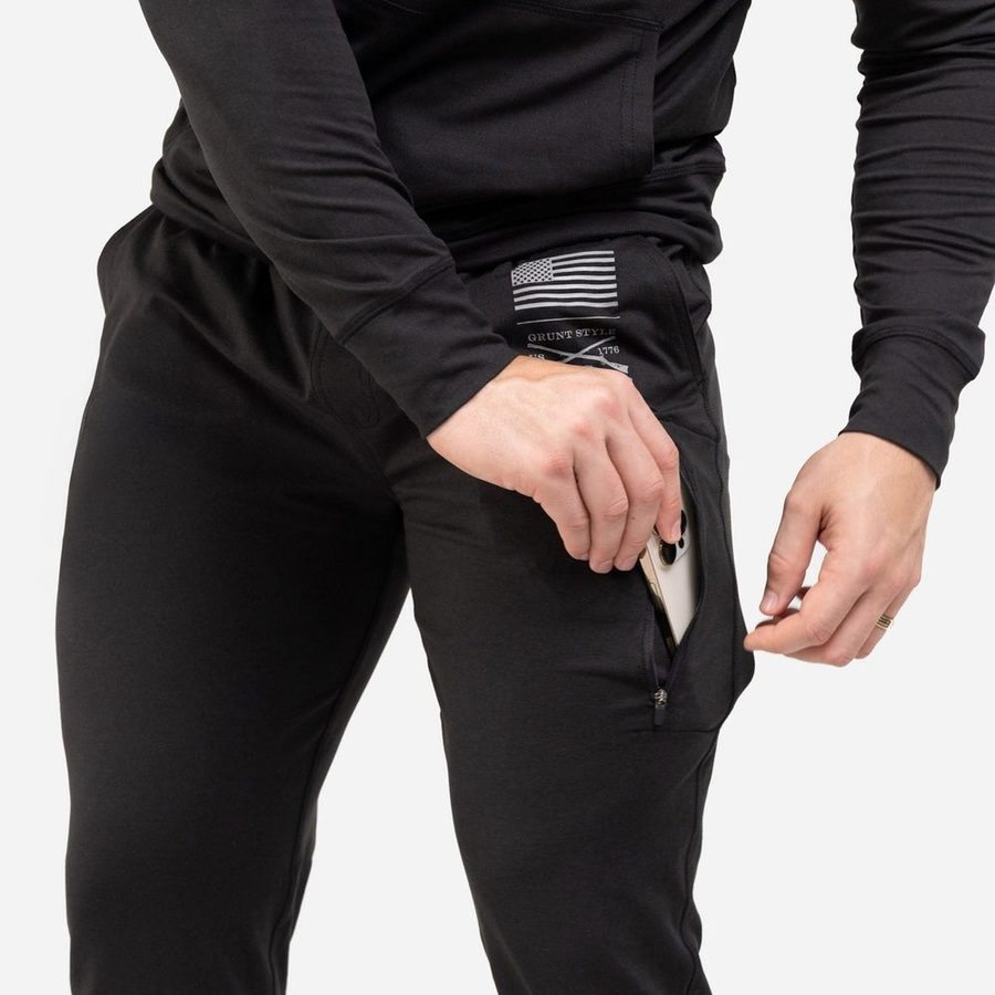 Men's All-Day Jogger - Heather Black