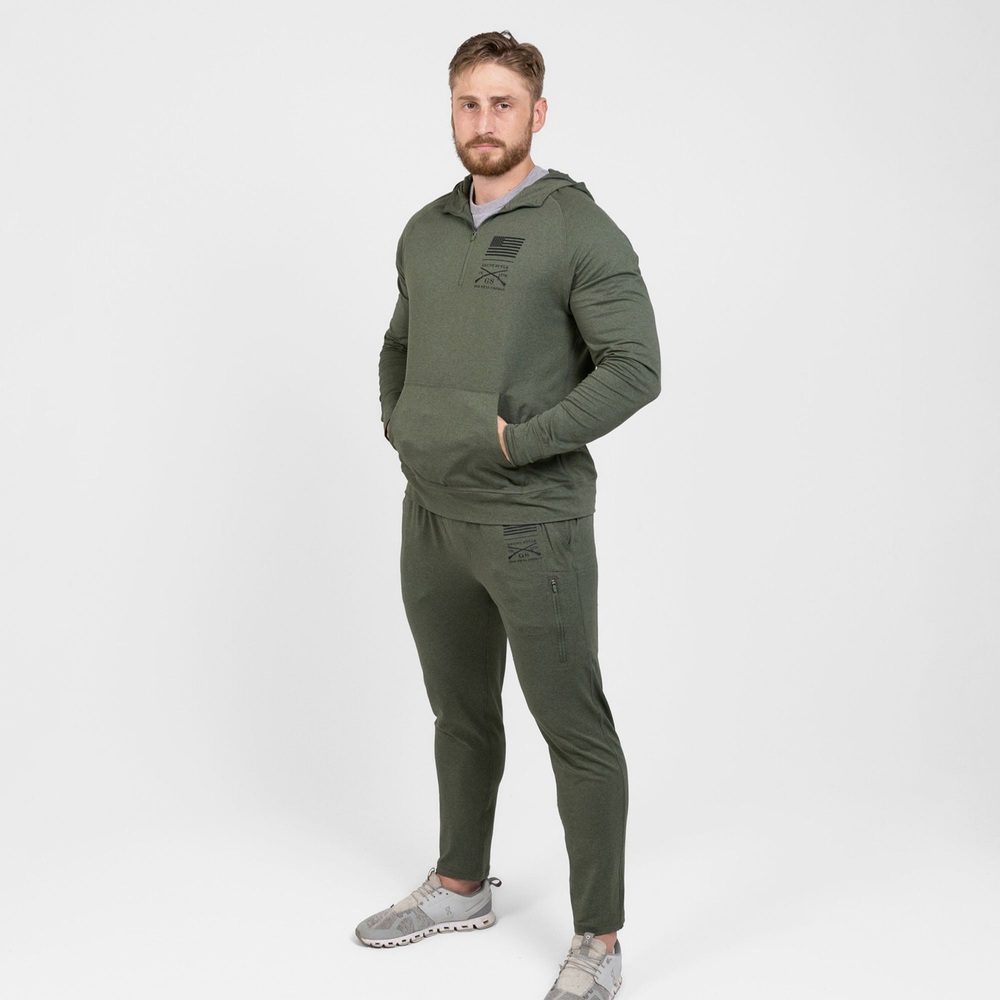 Men's All-Day Jogger - Heather Military Green