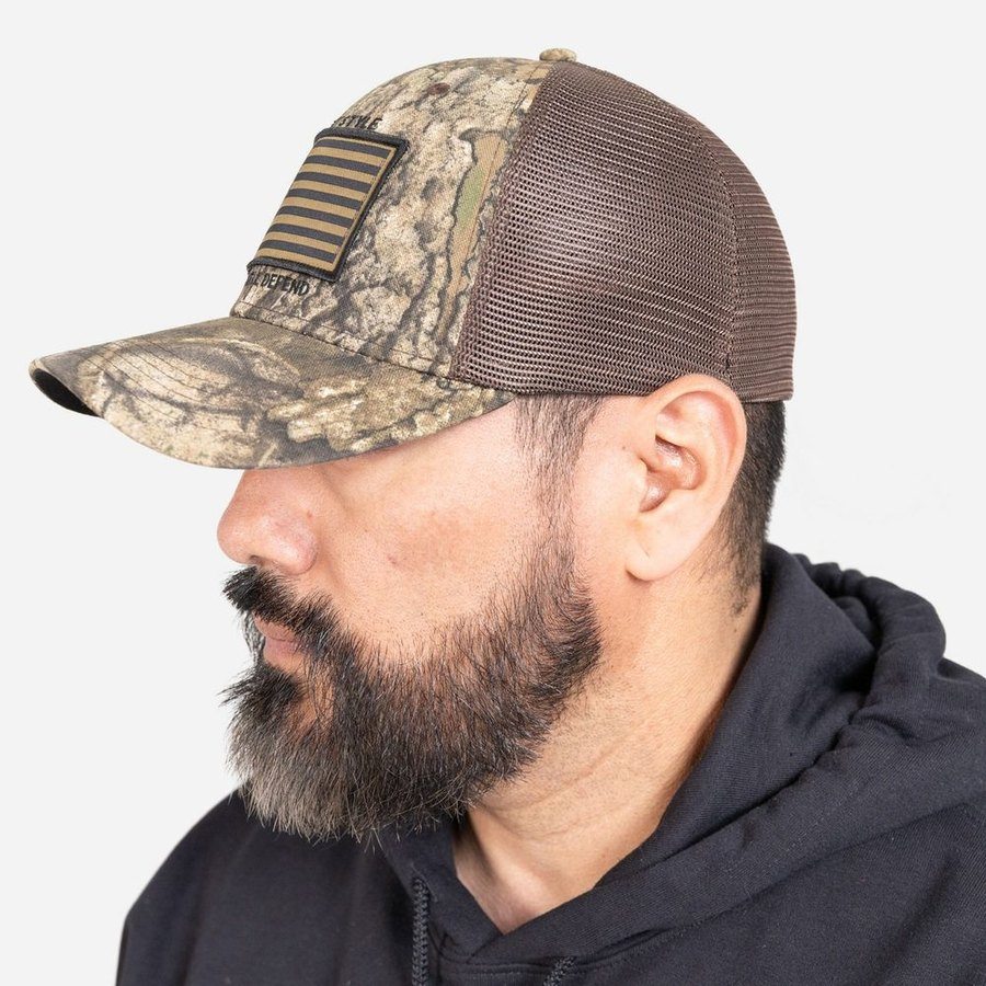 Realtree APX® Flag Stretch Fit Hat