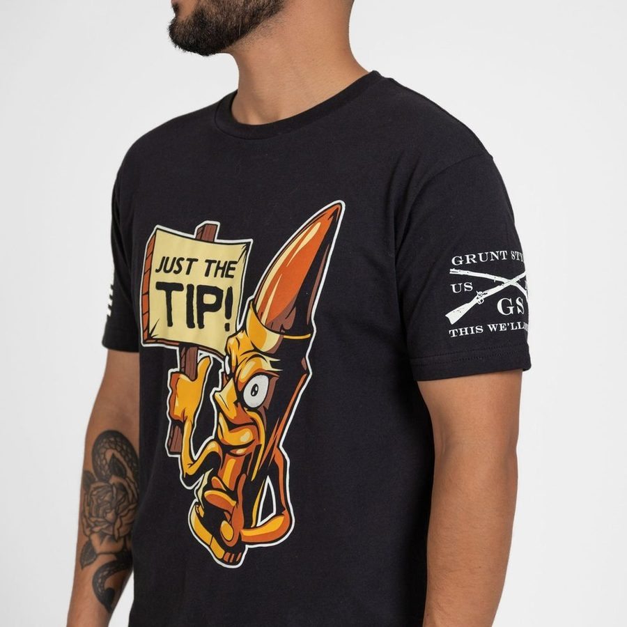 Just The Tip T-Shirt - Black