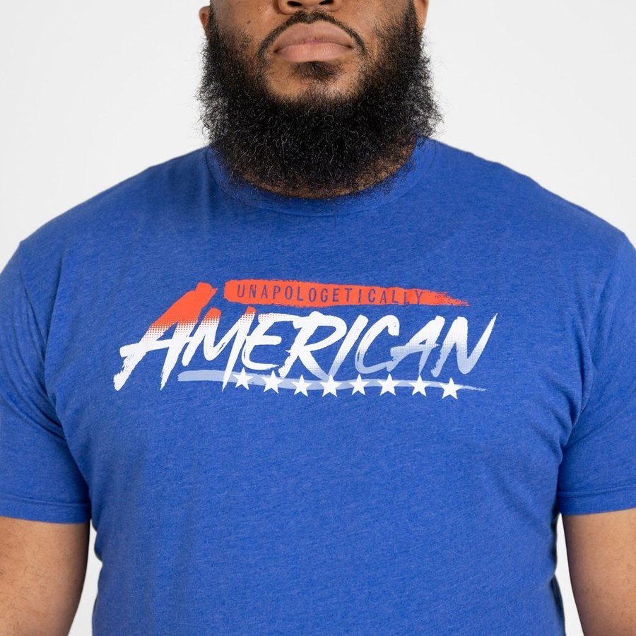 Unapologetically American T-Shirt - Royal
