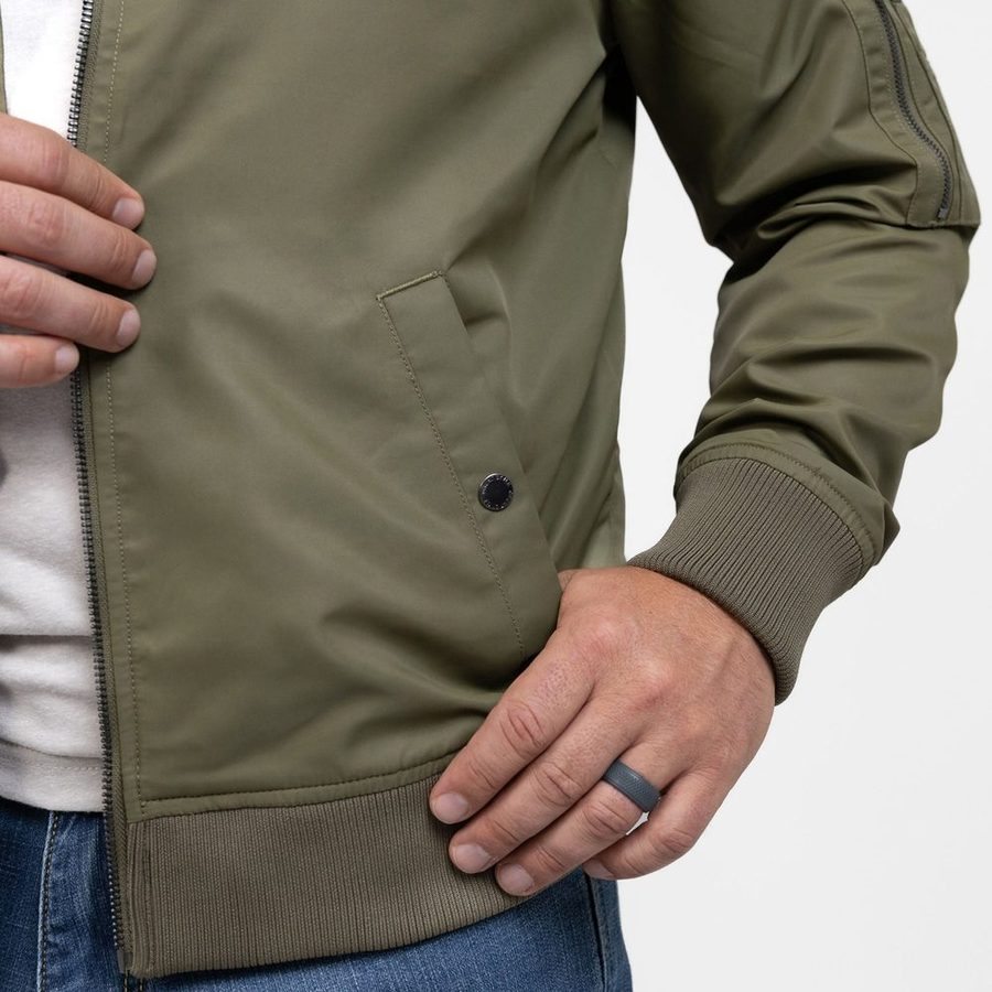 Men's Stealth Bomber Jacket - Military Green