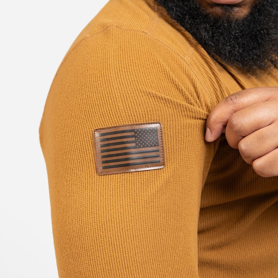 Thermal Henley - Coyote