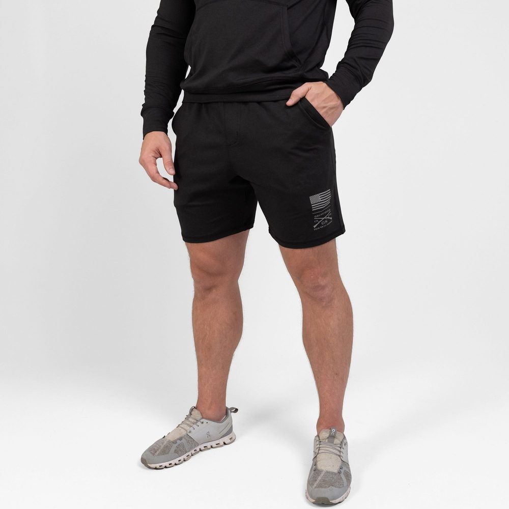 Men's All-Day Short - Heather Black