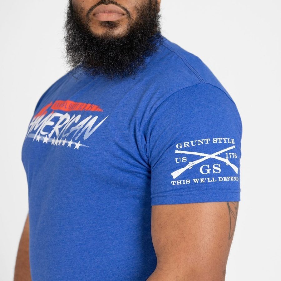 Unapologetically American T-Shirt - Royal