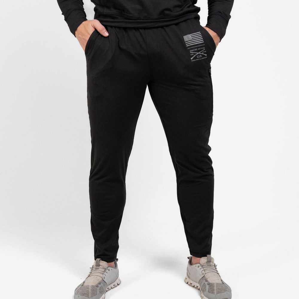 Men's All-Day Jogger - Heather Black