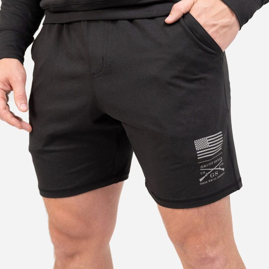 Men's All-Day Short - Heather Black