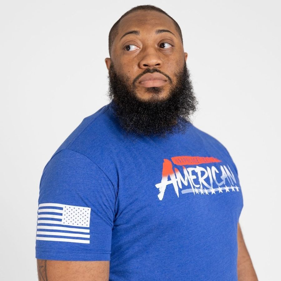 Unapologetically American T-Shirt - Royal
