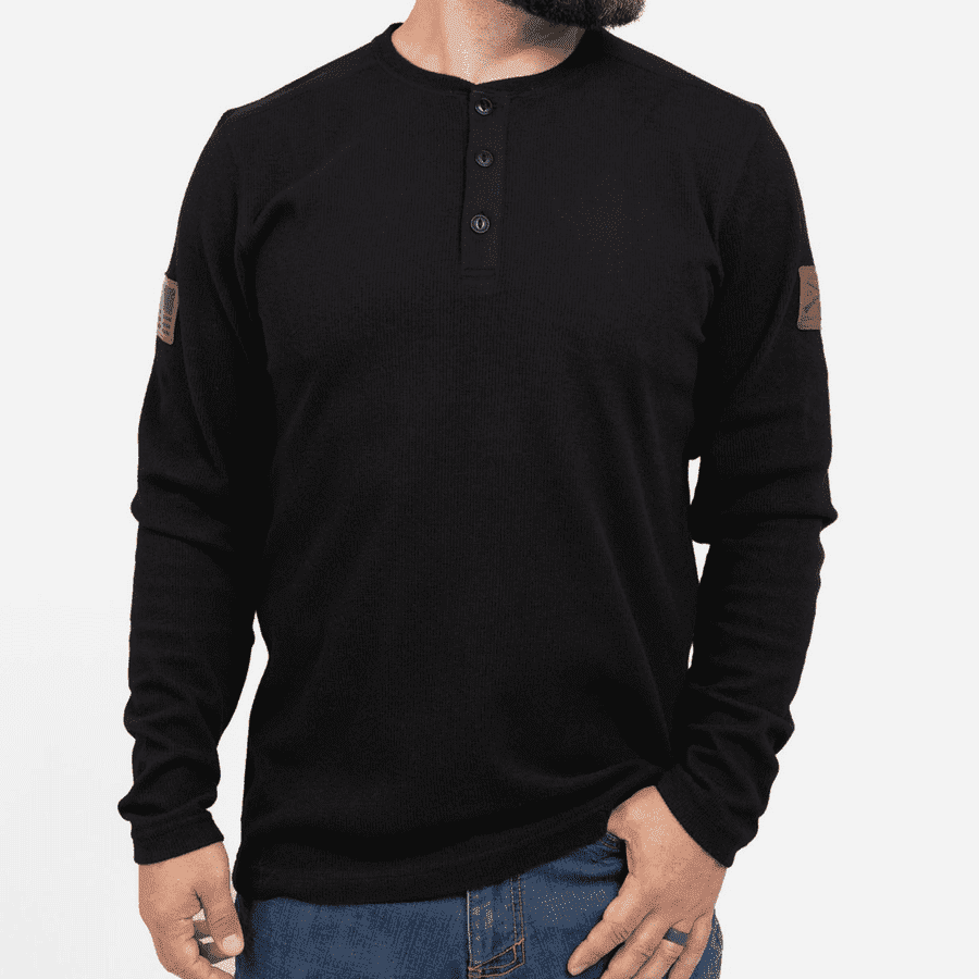 Thermal Henley - Black
