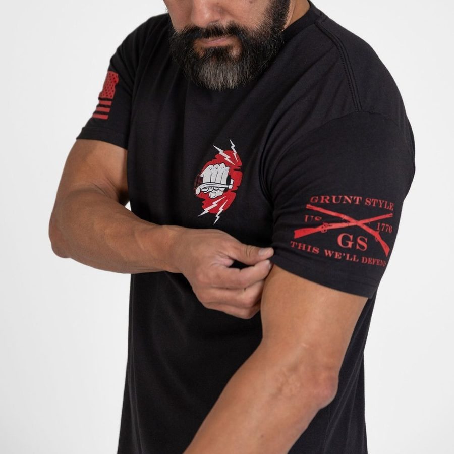 Cranking My Hog T-Shirt - Black