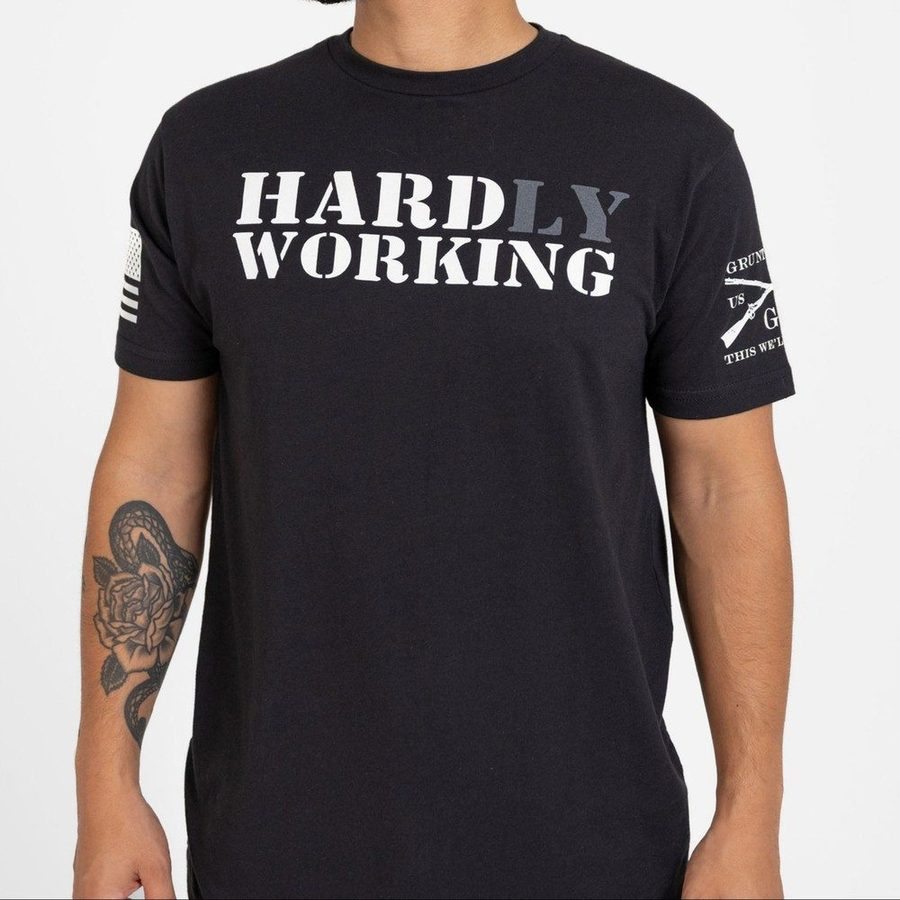 Hard Working T-Shirt - Black