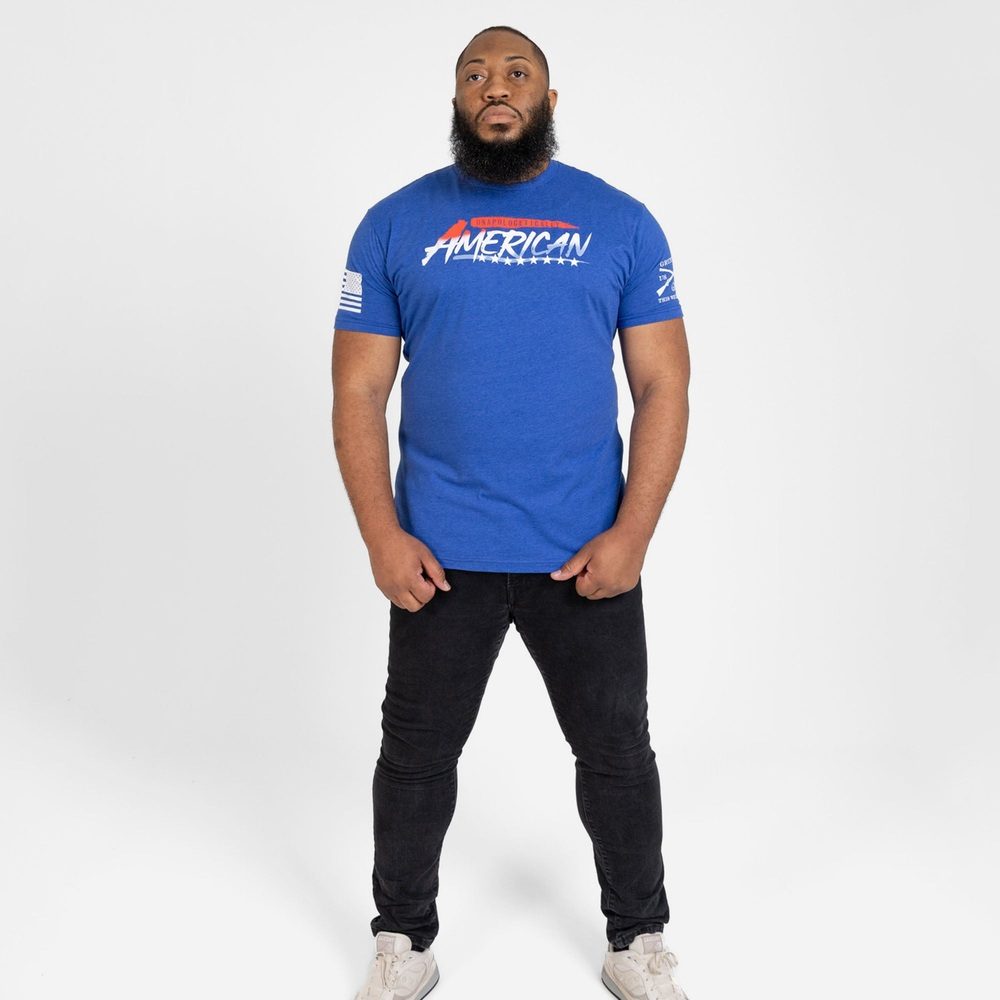 Unapologetically American T-Shirt - Royal