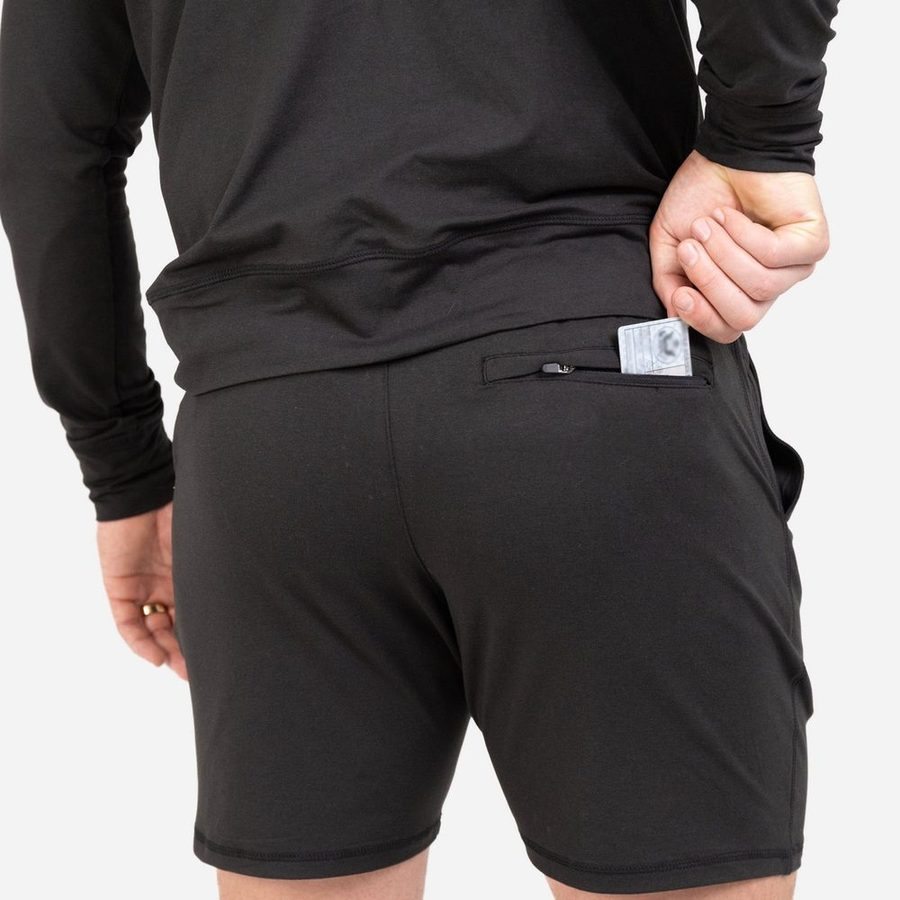 Men's All-Day Short - Heather Black