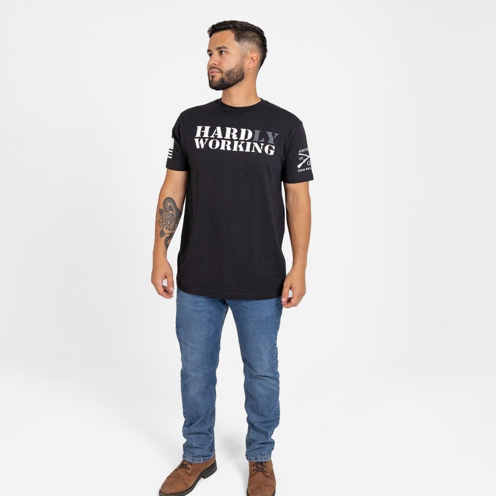 Hard Working T-Shirt - Black