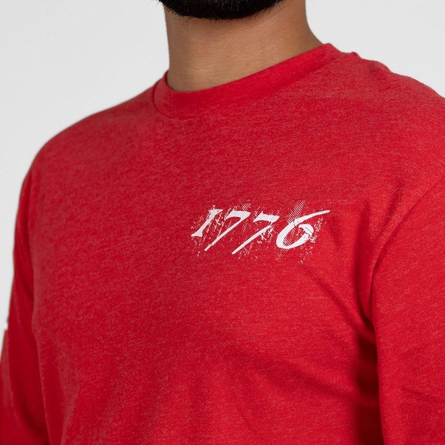 1776 Flag Long Sleeve - Red