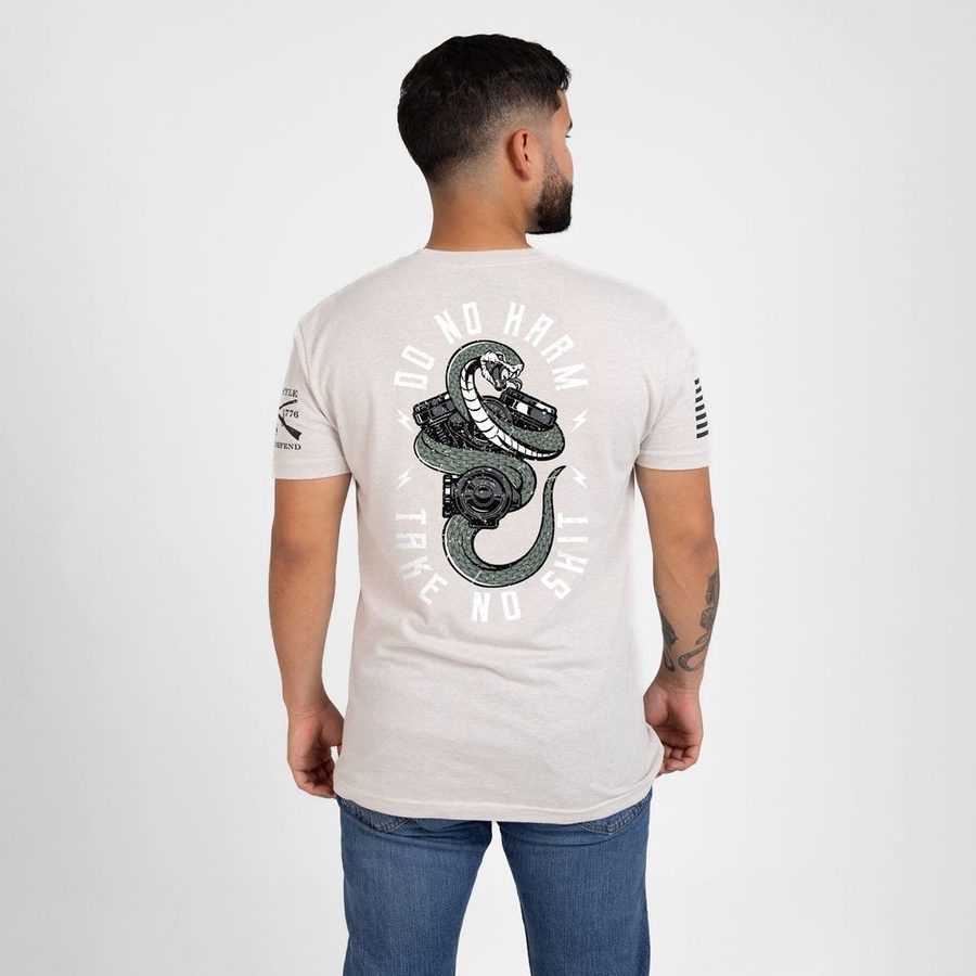 Do No Harm, Take No Sh*t T-Shirt - Sand