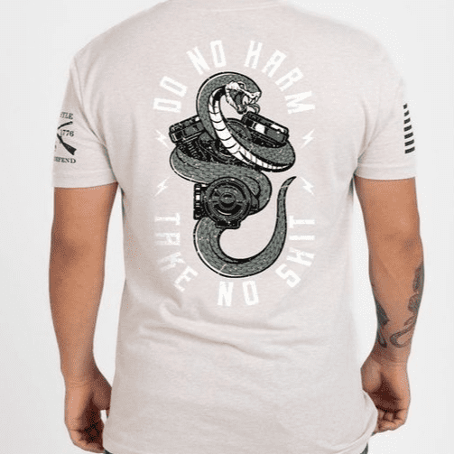 Do No Harm, Take No Sh*t T-Shirt - Sand
