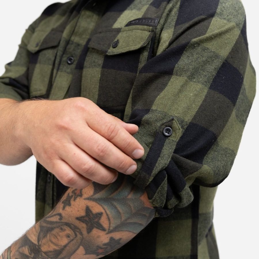 Green Plaid Flannel