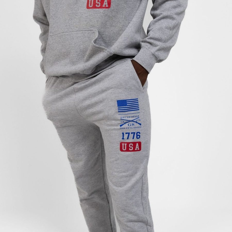 Freedom University Sweat Pants - Sport Gray