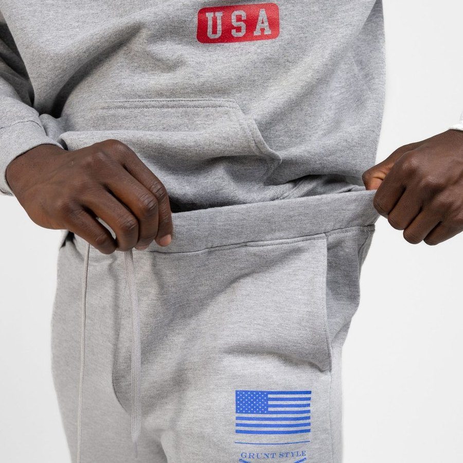 Freedom University Sweat Pants - Sport Gray