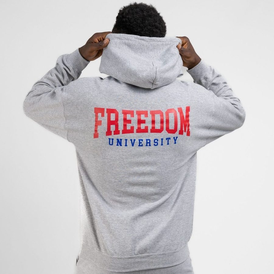 Freedom University Hoodie - Sport Gray